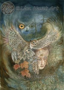 Le Chaudron de Morrigann: The Winged Enchantment Oracle Deck (24. Owl)