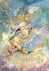 Le Chaudron de Morrigann: The Winged Enchantment Oracle Deck (3. Bluebird)
