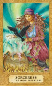 Le Chaudron de Morrigann: Chrysalis Tarot (II. The High Priestess)