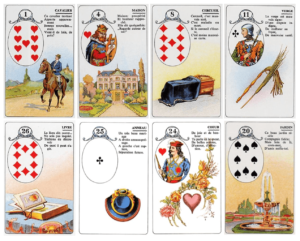 Le Chaudron de Morrigann: Petit Lenormand (éd. Carta Mundi), échantillon 1