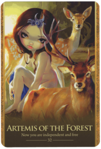 Le Chaudron de Morrigann: Oracle of the Shapeshifters (32. Artemis of the Forest)