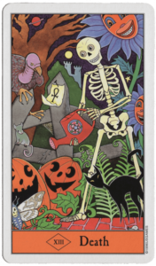 Le Chaudron de Morrigann: The Halloween Tarot (13. Death)