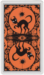 Le Chaudron de Morrigann: The Halloween Tarot (Dos de carte)