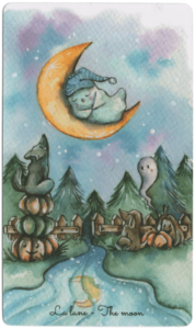 Le Chaudron de Morrigann: La Lune (Boo Tarot)
